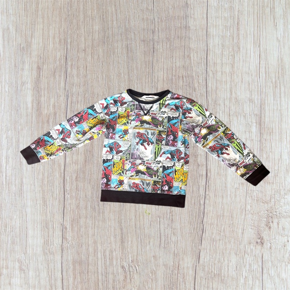 4 H&M Spiderman Comic Pullover